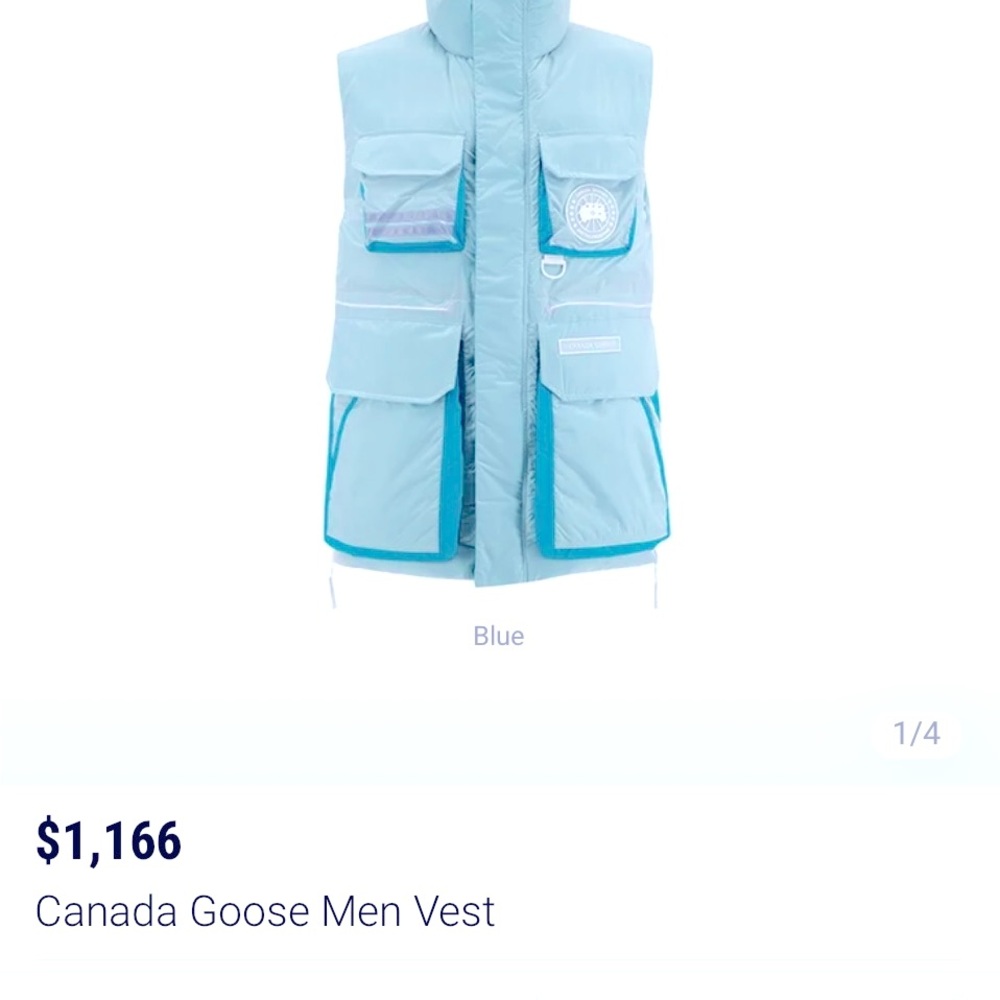 Canada goose “Arctic Gems” Vest L/XL